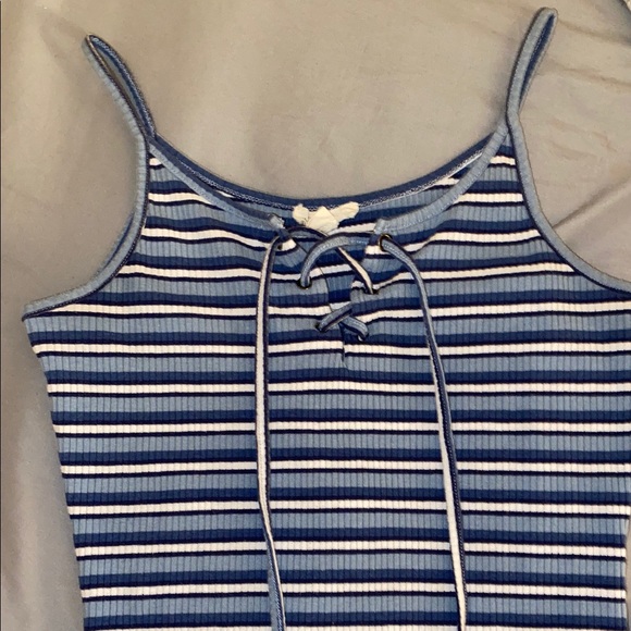 Blue & white bodysuit - Picture 2 of 4